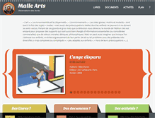 Tablet Screenshot of malle-arts.org